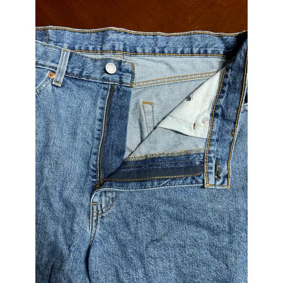 Vintage Levi Straus & Co Mens Sz 36 Jeans Shorts Denim Medium Wash Bermuda 505 - Picture 4 of 8
